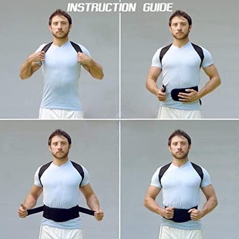 Posture Corrector Support Belt | Back & Abdomen Support Pain Relief Belt