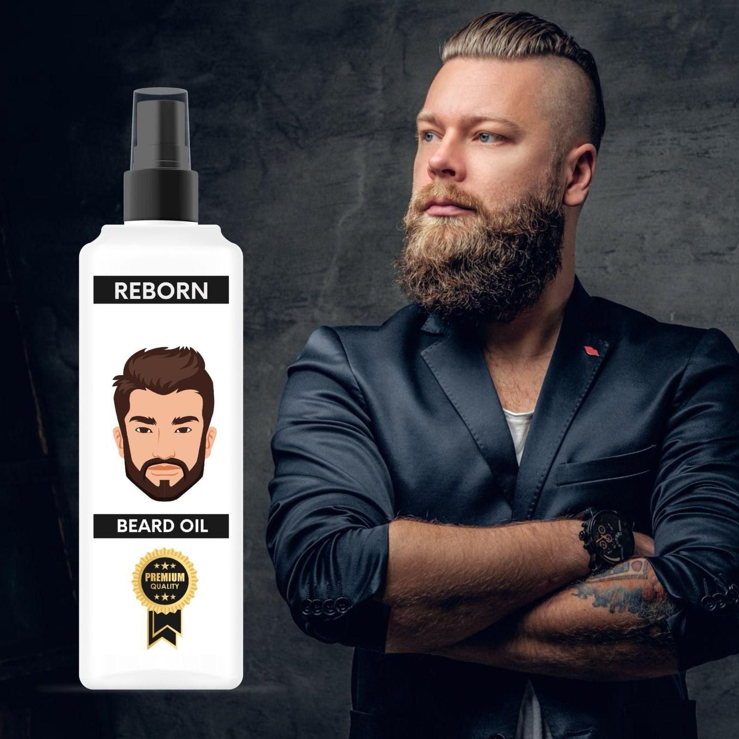 Reborn Beard Oil 100ml - Nourish and Revitalize Your Beard