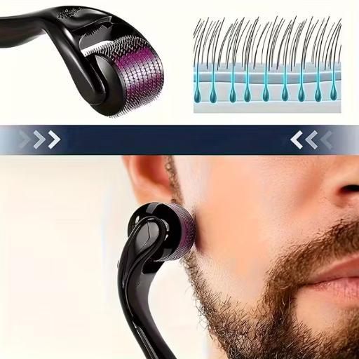 Derma Roller With 0.5 MM Titanium Microneedles  (Pack of 1 )