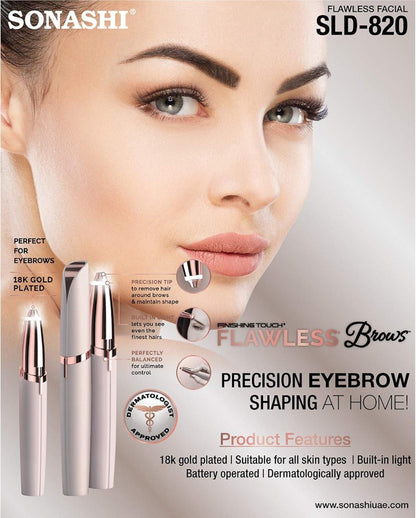 Facial Hair Remover and Trimmer  | Flawless Eyebrow for Women