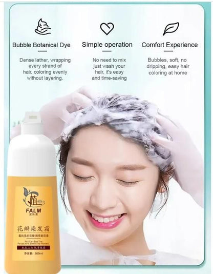 Japanese Petal Rose Hair Dye Shampoo 200ml